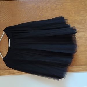 Black Tulle Skirt